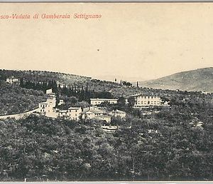 49672   CARTOLINA d'Epoca - FIRENZE provincia : Settignano