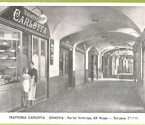 aa9482- CARTOLINA D'EPOCA  GENOVA Città : Trattoria Carlotta