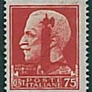 36155    Varietà ITALIA RSI : Sassone 493BA - Sovrastampa scambiata - Nuovo *