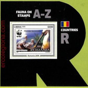 B0516 - LIBERIA - ERROR MISPERF Stamp Sheet - 2020 - BIDS, WWF