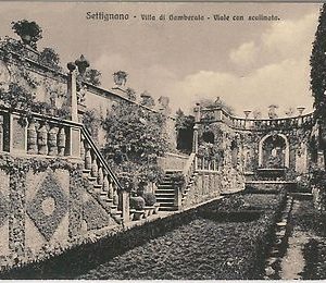 49681   CARTOLINA d'Epoca - FIRENZE provincia : Settignano