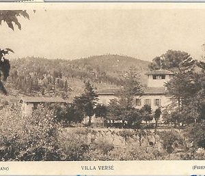 49682   CARTOLINA d'Epoca - FIRENZE provincia : Settignano - Villa Verse