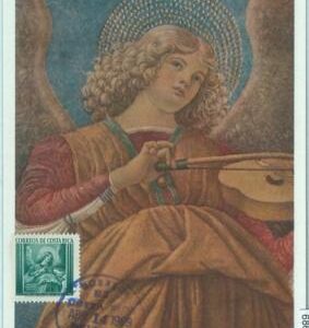 68627 -  COSTA RICA - Postal History - MAXIMUM CARD 1969 - RELIGION Art