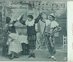 91742  - CARTOLINA d'Epoca - TEATRO / MUSICA / OPERA :  Pagliacci  # 5