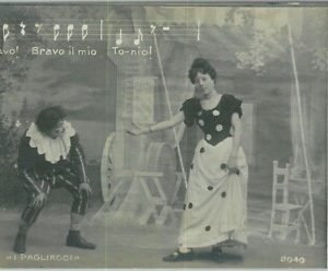 91776  - CARTOLINA d'Epoca - TEATRO / MUSICA / OPERA :  Pagliacci  # 6