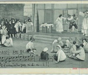 91793 - CARTOLINA d'Epoca - TEATRO / MUSICA / OPERA :  Pagliacci  # 8