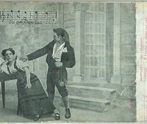 91808  - CARTOLINA d'Epoca - TEATRO / MUSICA / OPERA:  Cavalleria Rusticana # 7