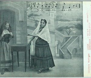 91810 - CARTOLINA d'Epoca - TEATRO / MUSICA / OPERA:  Cavalleria Rusticana # 9