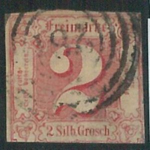 78248d  - GERMANY Thurn und Taxis -  STAMP:  Michel  # 16   -  finely USED