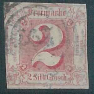 78248b  - GERMANY Thurn und Taxis -  STAMP:  Michel  # 16   -  finely USED