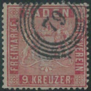 77936 -  GERMANY Baden -  STAMP:  Michel  # 12  -   USED  LUX