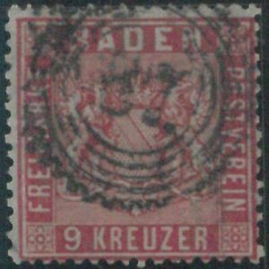 77934  -  GERMANY Baden -  STAMP:  Michel  # 12  -    USED