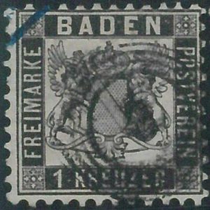 77937 -  GERMANY Baden -  STAMP:  Michel  # 17a  -   USED very nice