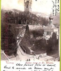 ad5243 - SWITZERLAND Schweitz - Ansichtskarten VINTAGE POSTCARD - Vevey - 1901
