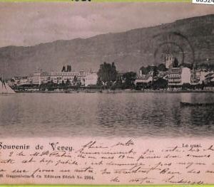 ad5242 - SWITZERLAND Schweitz - Ansichtskarten VINTAGE POSTCARD - Vevey - 1899
