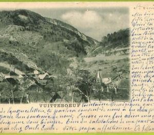ad5288 - SWITZERLAND - Ansichtskarten VINTAGE POSTCARD -  Vuitteboeuf - 1900