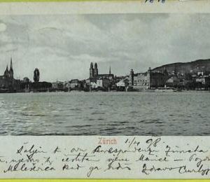 ad5380 - SWITZERLAND Schweitz - Ansichtskarten VINTAGE POSTCARD - Zurich - 1898