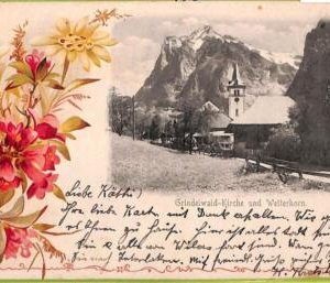 ad5332 - SWITZERLAND  Schweitz - Ansichtskarten VINTAGE POSTCARD-Wetterhorn-1905
