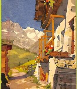 ad5278 - SWITZERLAND - Ansichtskarten VINTAGE POSTCARD - Valtournenche - 1924