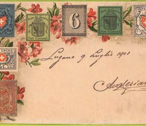 ad5511 - SWITZERLAND Schweitz - Ansichtskarten VINTAGE POSTCARD - 1901 -Embossed