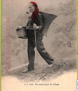 ad5497 - SWITZERLAND Schweitz - Ansichtskarten VINTAGE POSTCARD - 1904 - Ethnic