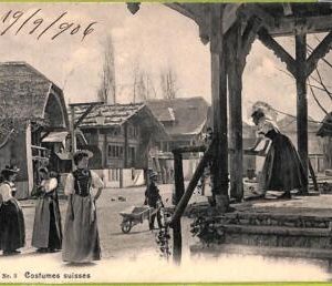 ad5496 - SWITZERLAND Schweitz - Ansichtskarten VINTAGE POSTCARD - Costumes -1906