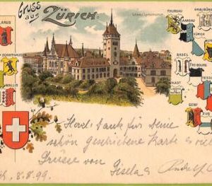 ad5434 - SWITZERLAND - Ansichtskarten VINTAGE POSTCARD -  Gruss aus Zurich -1999