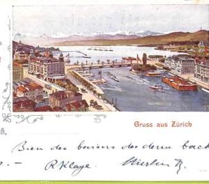ad5414 - SWITZERLAND - Ansichtskarten VINTAGE POSTCARD - Gruss aus Zurich