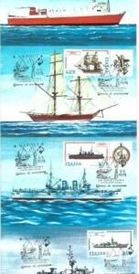 68942 -  ITALY - POSTAL HISTORY - Set 4  MAXIMUM CARD -  BOATS Ships 1978