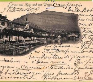 ad5331 - SWITZERLAND  Schweitz - Ansichtskarten VINTAGE POSTCARD - Weggis - 1899