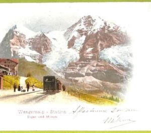 ad5321 - SWITZERLAND Schweitz - Ansichtskarten VINTAGE POSTCARD-Wengernalp -1900