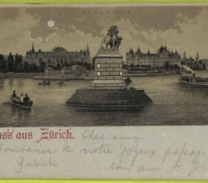 ad5432 - SWITZERLAND - Ansichtskarten VINTAGE POSTCARD -  Gruss aus Zurich -1899