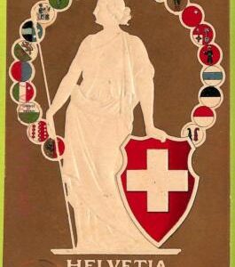 ad5543 - SWITZERLAND Schweitz - Ansichtskarten VINTAGE POSTCARD - 1913, Embossed