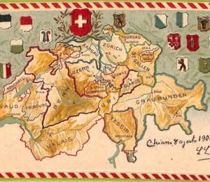 ad5540 - SWITZERLAND Schweitz - Ansichtskarten VINTAGE POSTCARD - 1906, Embossed