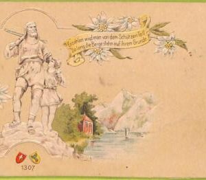 ad5541 - SWITZERLAND Schweitz - Ansichtskarten VINTAGE POSTCARD - 1901, Embossed