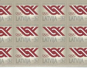 70772 - LATVIA - STAMPS:  YVT # 323/05 Olympic games blocks of 50 - Can split!