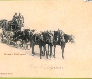 ad5585 - SWITZERLAND - Ansichtskarten VINTAGE POSTCARD -  Gebirgspost
