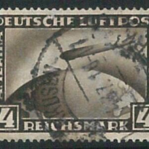70805 - GERMANY Reich - STAMPS:  Zeppelin 4 Marks - USED