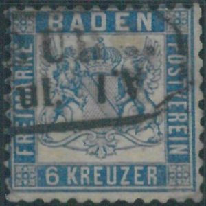 77941 -  GERMANY Baden -  STAMP:  Michel  # 19b -   USED