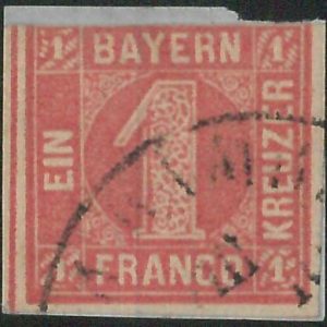 77955b - GERMANY Bayern -  STAMP:  Michel  # 3  -  USED