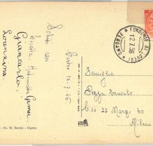 25604 - ITALY - POSTAL HISTORY - POSTMARK on POSTCARD: Lovere IRON WORKS 1956