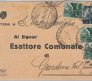 53368  - ITALIA REPUBBLICA - Storia Postale: DEMOCRATICA su CARTOLINA