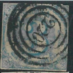 78253a  - GERMANY Thurn und Taxis -  STAMP:  Michel  # 21  -  very finely USED