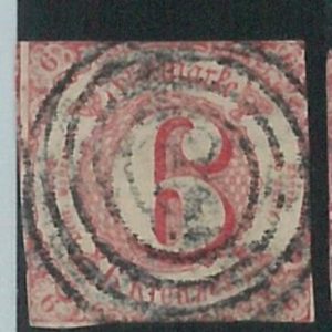 78255a  - GERMANY Thurn und Taxis -  STAMP:  Michel  # 22  -  USED