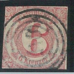 78255d  - GERMANY Thurn und Taxis -  STAMP:  Michel  # 22  -  USED