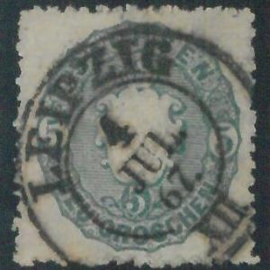 78303a - GERMANY Sachsen -  STAMPS:  Michel  #  19a FINE USED
