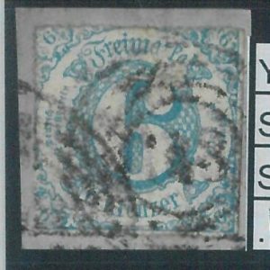 78305 - GERMANY Sachsen - STAMPS:  Michel  # TAX 43  finely USED stamp