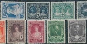 78348 -  SPAIN  -  STAMPS Set:  EDIFIL  #  325 / 38   MINT NH - RED CROSS