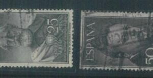 78352  -  SPAIN  -  STAMPS Set:  EDIFIL  #  1124 + 1126  Very Finely  USED