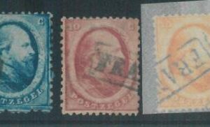 78360 -  NETHERLANDS - STAMPS Set -  YVERT #  4/6 Very Finely  USED